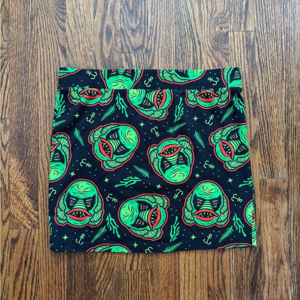 SOLD Sourpuss Clothing ‘Creature’ Mini Skirt